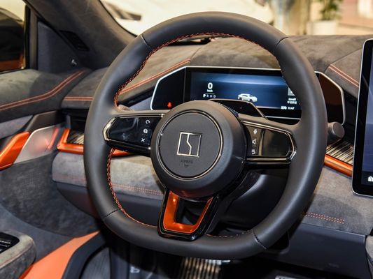 Double-Wishbone Independent Suspension EV Car 2024 Zeekr001 You100kwh AWD Black Orange