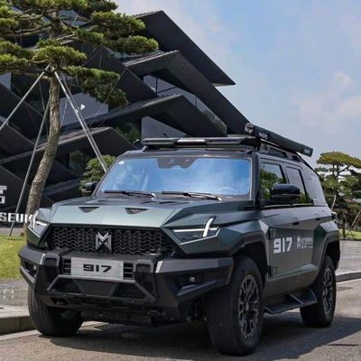 Highly Durable Dongfeng Mhero 917 Electric Car SUV Hybrid Extended Range Car Used EV